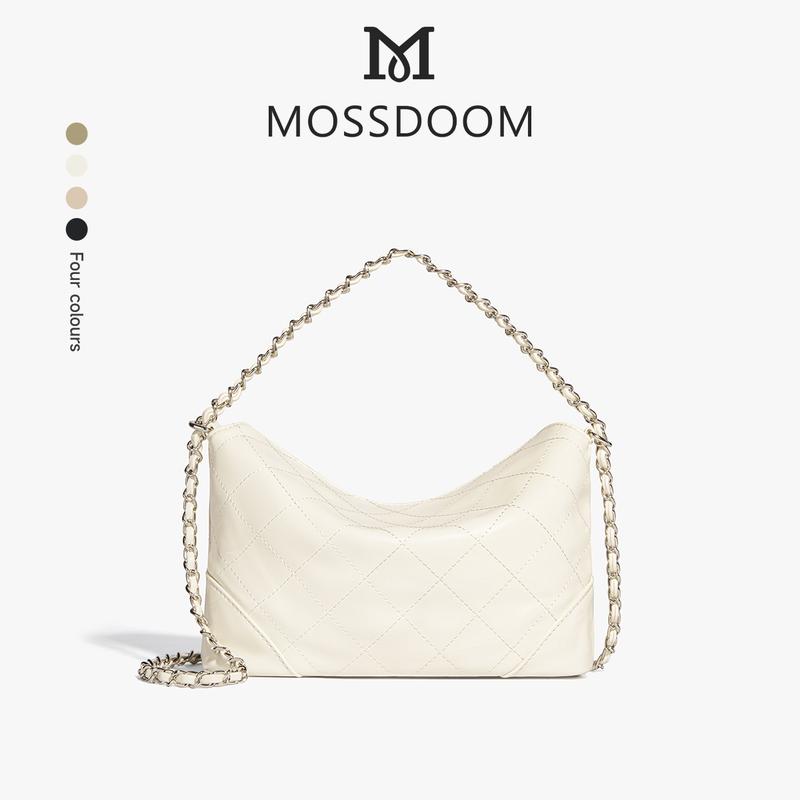 MOSSDOOM Tas Selempang Wanita Zeta Bag Fashion Tas Underarm Bag Tali Rantai 9