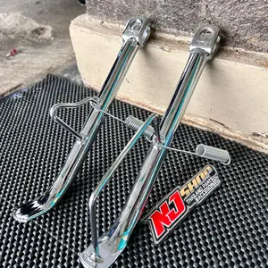 STANDAR SAMPING CROME HONDA YAMAHA RING 17 PANJANG 26 CM UNIVERSAL MOTORCYCLE Kualitas Terbaik