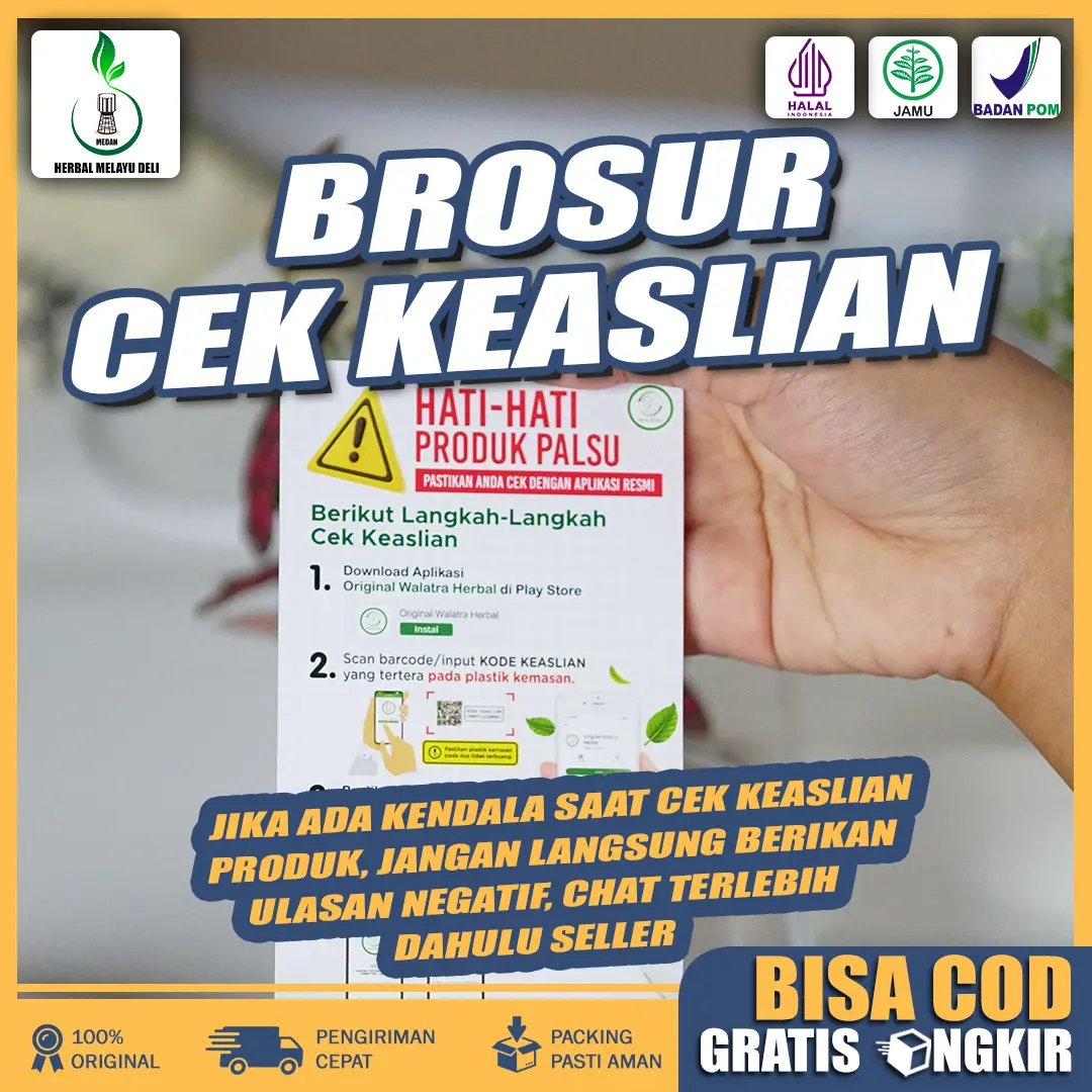HERBAL MELAYU DELI ID - Brosur Cek Keaslian