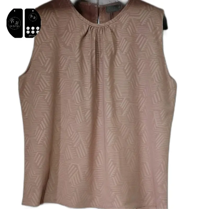 NH Top Inner Sleveless  Cantik Jumbo Tanpa Lengan  Atasan Wanita  Nyaman Hitam Motif Dalaman Tebal  Katun Lembut  Tank Panjang Rompi Fit Garis inner  vest Kotak Melar 5