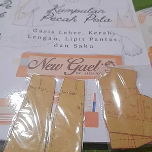 Buku Kumpulan Pecah Pola (Garis Leher, Kerah, Lengan, Lipit Pantas, dan Saku