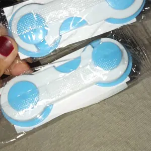 Bevavar Pengunci Kulkas Pengaman Laci Kunci Lemari safety lock Bayi Blue