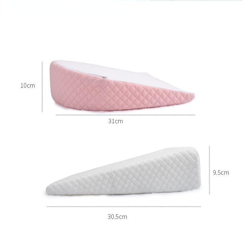 Product Introduction of Newborn Baby Sleep Pillow Anti Baby Spit Milk Crib Cot Sleep Positioning Wedge Anti-Reflux Cushion Cotton nursing pillow 0