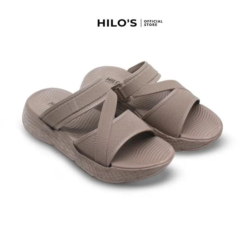 Sandal Wanita Slide Slip On Wedges Kekinian Korean Style Terbaru 3