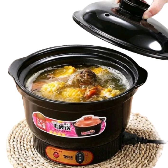 Nồi hầm sứ điện Da Er Xiang 600w dung tích 3 lít nấu nhanh hầm cháo súp sắc thuốc tiện lợi
