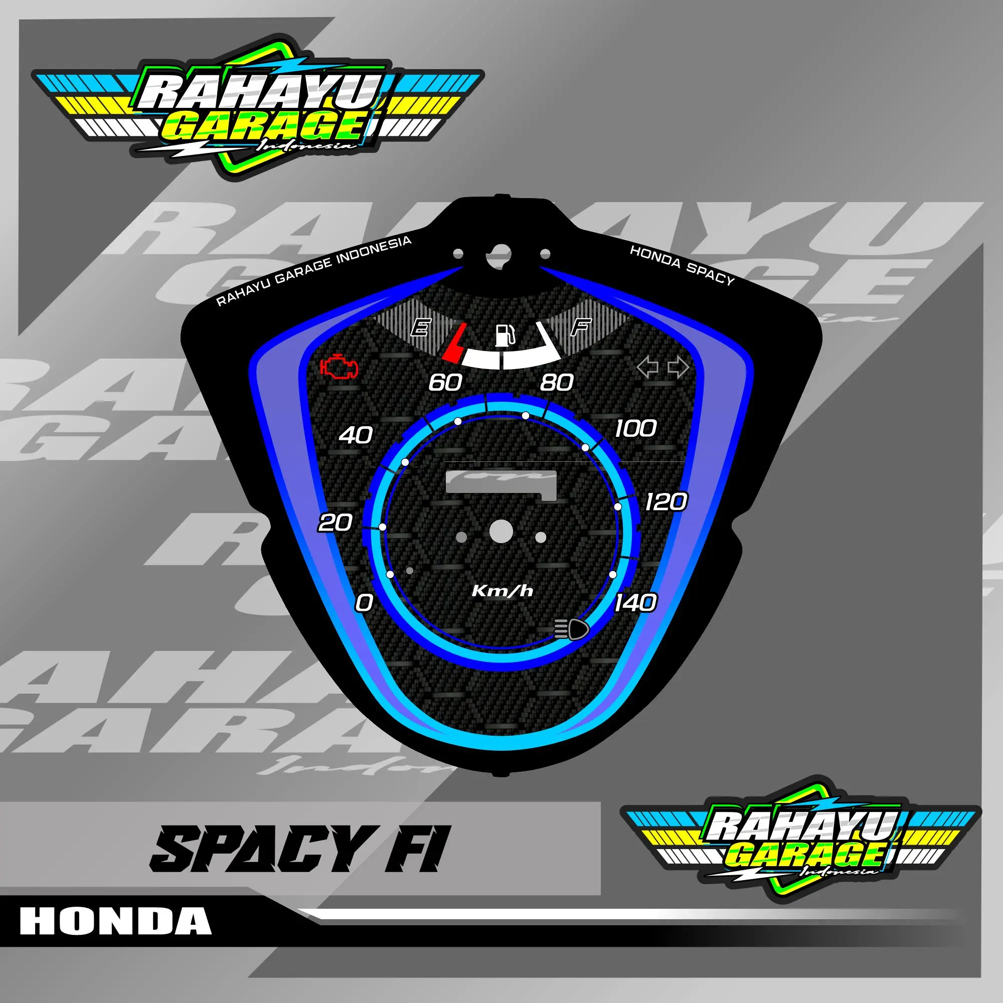 PAPAN SPEEDOMETER CUSTOM HONDA SPACY FI DAN SPACY KARBU
