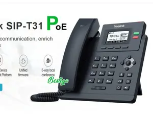 IP Phone Yealink SIP T31P Telepon VoIP SIP Support PoE