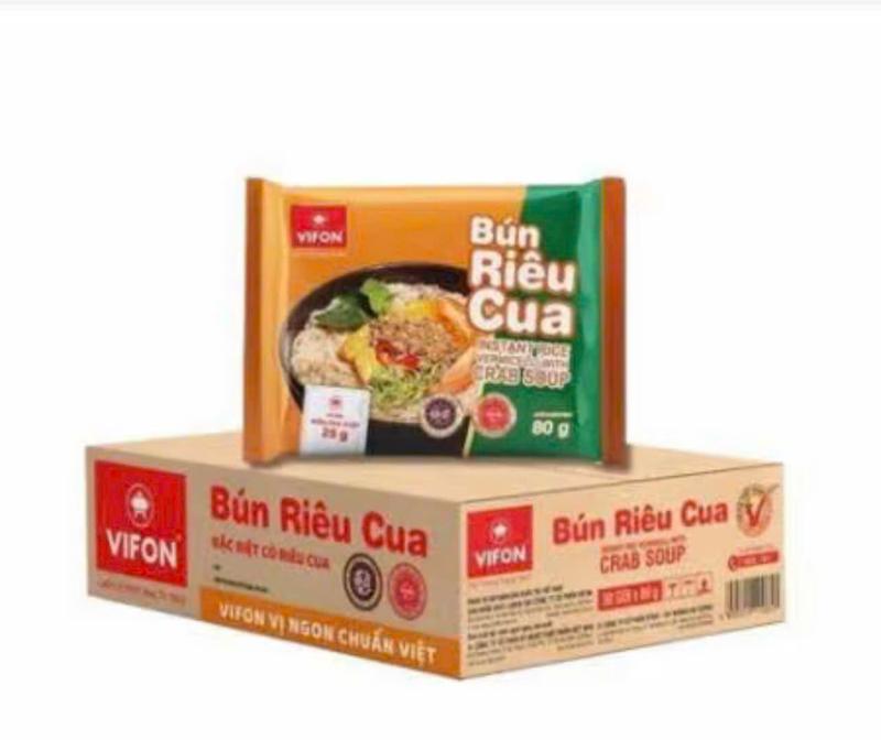 Thùng 30 Gói Bún Riêu Cua Vifon Thơm Ngon Chuẩn Vị