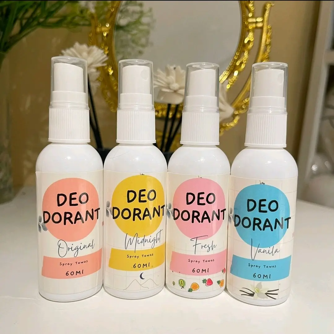 DEODORANT SPRAY TAWAS AROMA60ml "BEBAS BAU SEHARIAN"