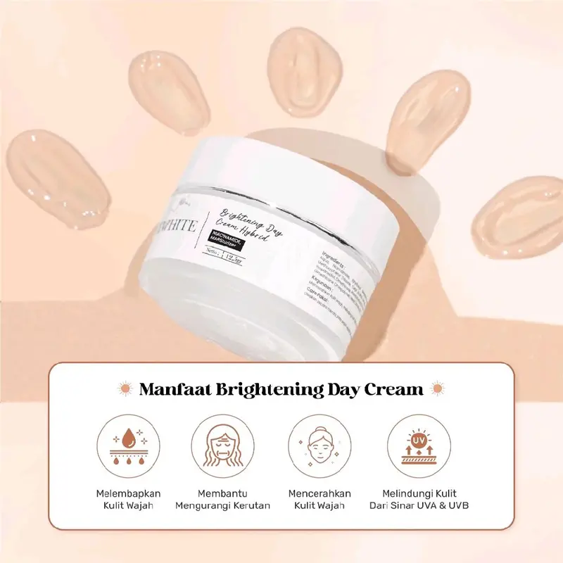 ( Jamin Ori ) Lumiwhite Brightening Day Cream Hybrid / Krim Pagi Siang Dengan Spf 3