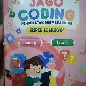 (Isi 5 Buku) PAKET BUKU JAGO CODING ANAK TK PAUD - Bisa Belajar Tanpa Komputer - Aktivitas Coding Superlengkap - Buku Coding Untuk Anak SD - konten padat full color - Coding For Kids 6 7 8 Tahun