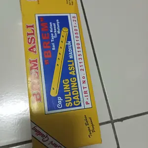 Brem Original Khas Madiun Isi 5 Batang Cap Suling Gading Asli Alami Rendah gula Organik Food