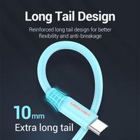 Gambar VENTION COKSG Kabel Data USB 2.0 to Type C Fast Charging 3A Light Blue 1.5 Meter 1.5M PVC Cable Tipe C Quick Charge dari Pampam Shop Kab. Tangerang 3 Tokopedia