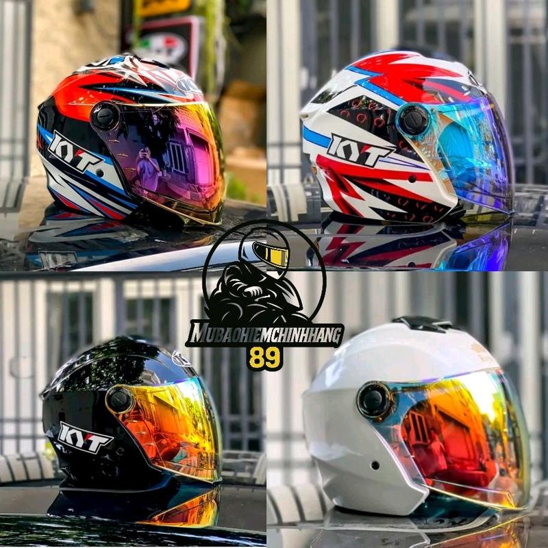 Mũ bảo hiểm 3/4 2 kính chống nước Royce XH01 Tem Helmet kyt 15hp