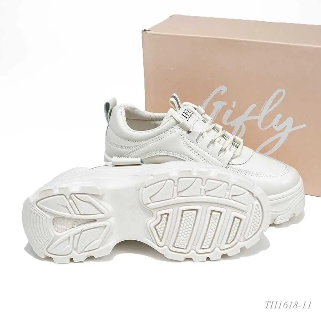 Sepatu Wanita Sneakers Putih Korean Style Terbaru 2024 Casual Shoes sport Kasual Cewek Olahraga S15 Karet