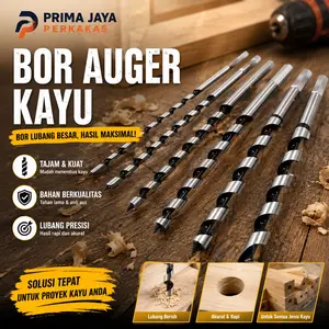 FUJIYAMA Mata Bor Kayu Spiral / Mata Bor Kayu Ulir / Auger Bit / Mata Bor Kayu ( Semua Ukuran )