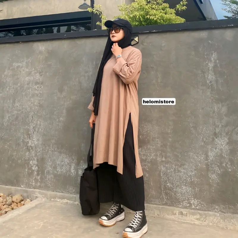 HERA TUNIK KAOS KATUN COMBED 30s DINGIN MENYERAP KERINGAT SIMPEL 4