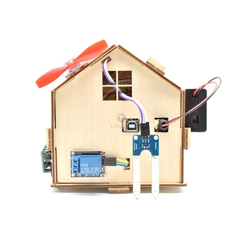 Product Introduction of Lonten Smart Home Kit for Arduino Starter Electronic Learning Remote Control House DIY Project with PLUS Board STEM LTARK-1 24