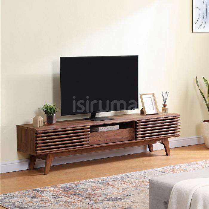 Gambar Lemari Buffet Rak Meja TV Stand Minimalis KIREI TV Stand 180 - Isiruma Kayu dari Isiruma Indonesia Kota Tangerang Tokopedia