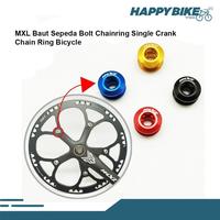 Gambar MXL Baut Sepeda Bolt Chainring Single Crank Isi 5pcs Chain Ring Bicycle - Black dari Happy Bike Kota Administrasi Jakarta Selatan 1 Tokopedia