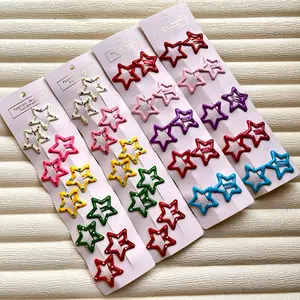 JEPIT BINTANG ISI 1 CARD STAR HAIR CLIPS
