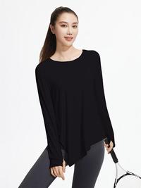 Gambar KEEP GOAL Baju Olahraga Wanita Lengan Panjang Kaos Running Yoga Jumbo Sport Bahan Ramah Kulit Nyaman Anti-Kerut Tahan Aus Cepat Kering Size S-2XL - Abu-Abu, S(BB:40-47KG) dari SAFA Online Shop Indonesia Kab. Tangerang 4 Tokopedia
