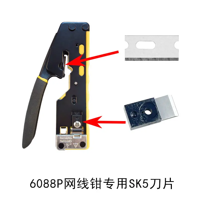 Combo Kìm 6088P model mới + 100 Hạt Mạng Xuyên Thấu (bấm cả hạt thường và xuyên thấu) 7