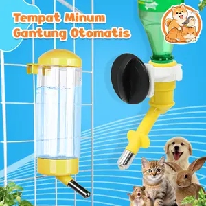 Tempat Minum Gantung Otomatis Untuk Kucing Anjing Anti Tumpah & Praktis