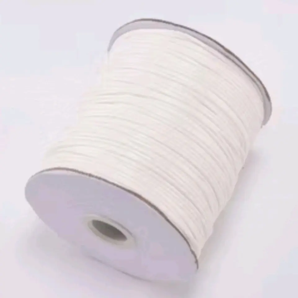 (5 Meter) Tali Kulit Korea Tali Korea 1mm/1.5mm Tali Waterproof Bahan Kerajinan Gelang Kalung Cincin DIY
