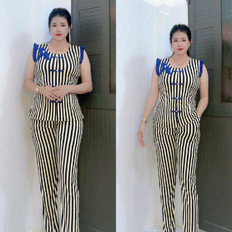  bộ nữ tay liền quần dài ống ôm vải thun aty size 56-85kg đồ bộ mặc nhà ,đồ bộ thun ,đồ bộ tâm đan 