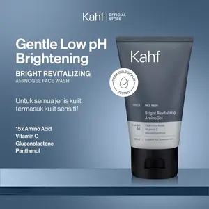 Kahf NEW ! Bright Revitalizing Amino Gel Face Wash 100 ml - Sabun Cuci Muka Pria Kulit Sensitif untuk Mencerahkan Wajah Membersihkan Kahf NEW ! Bright Revitalizing Amino Gel Face Wash 100 ml - Sabun Cuci Muka Pria Kulit Sensitif untuk Mencerahkan Wajah Membersihkan