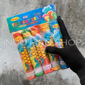 Confetti 1 Pack Asap Warna WARNI Durasi 60 Detik Smoke Bomb Import dari China untuk Photography & Acara Outdoor