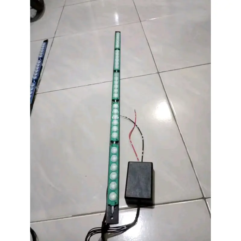 Lampu Light Bar/Atap 5 Channel 80cm - LED 6 Mata Warna Putih, Hijau, Biru, Kuning, Merah, Pink, Ungu, Blue Ice - Kotak Car hpl 3
