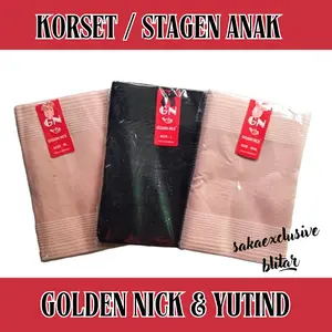 Korset pengait / Stagen Menari Pengait & Perekat (Untuk Anak TK-SD-SMP) Golden Nick / Yutind