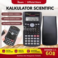 Gambar REAM Scientific Calculator Kalkulator Saintifik 240 Fungsi Sin Cos Tan Alat Tulis Sekolah dari Ream Store Indonesia Kota Surabaya 1 Tokopedia