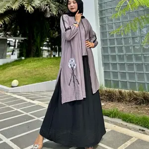 Milea Set Rok Tunik wanita syar’i simple Elegant
