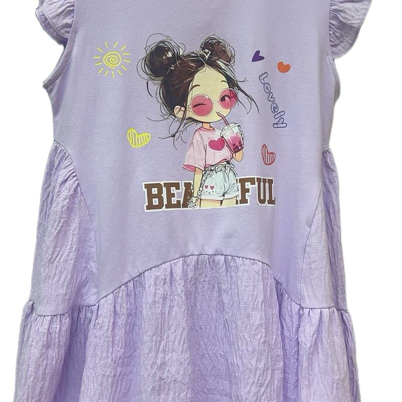 Váy xuông Cotton xinh xắn cho bé gái từ  (12-28kg ) 2