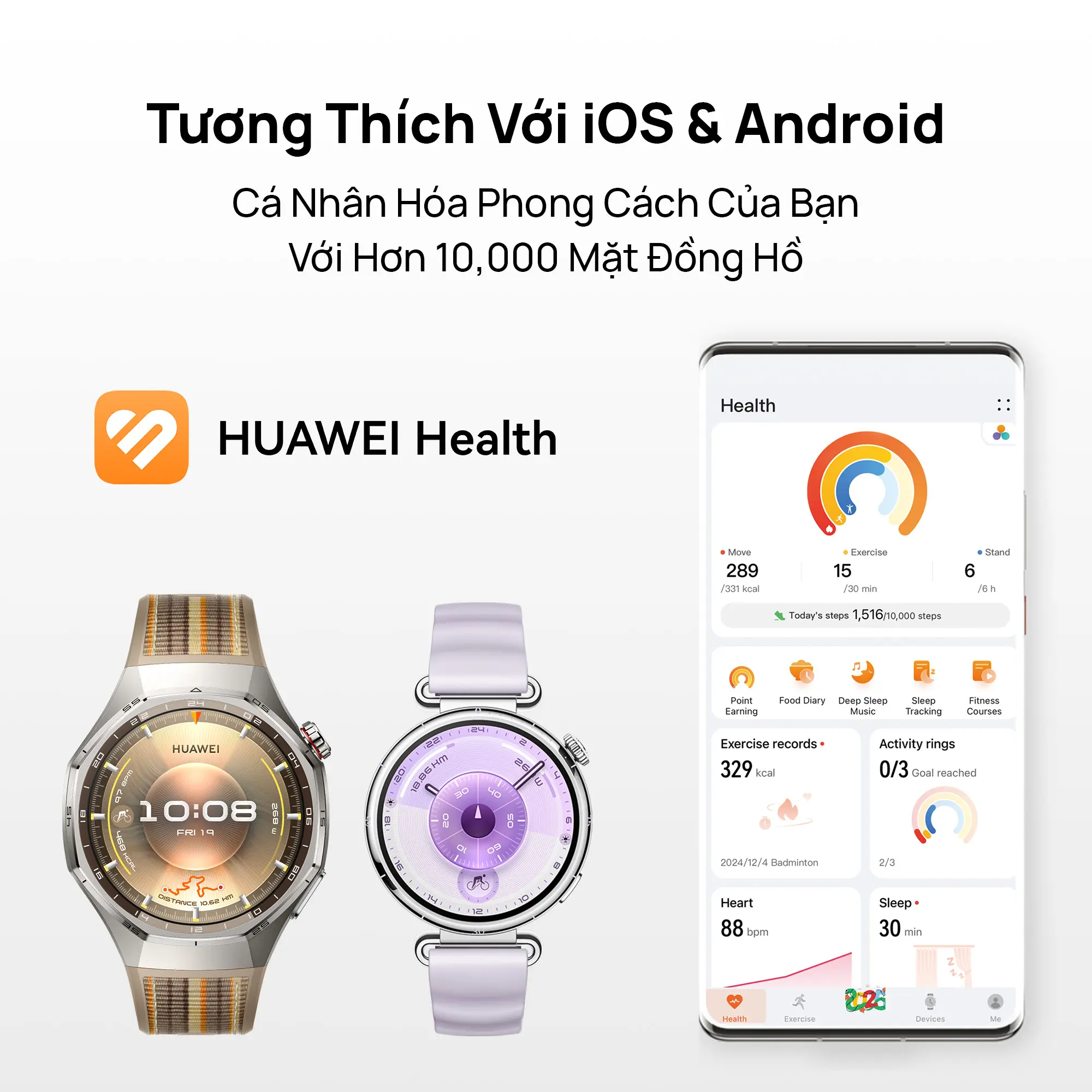 Đồng Hồ Thông Minh | HUAWEI WATCH GT6 Series | Tập Luyện Nâng Cao | Theo Dõi Sức Khỏe Toàn Diện | Pin Đến 21 Ngày | BigBuy360 - bigbuy360.vn Đồng Hồ Thông Minh | HUAWEI WATCH GT6 Series | Tập Luyện Nâng Cao | Theo Dõi Sức Khỏe Toàn Diện | Pin Đến 21 Ngày | BigBuy360 - bigbuy360.vn