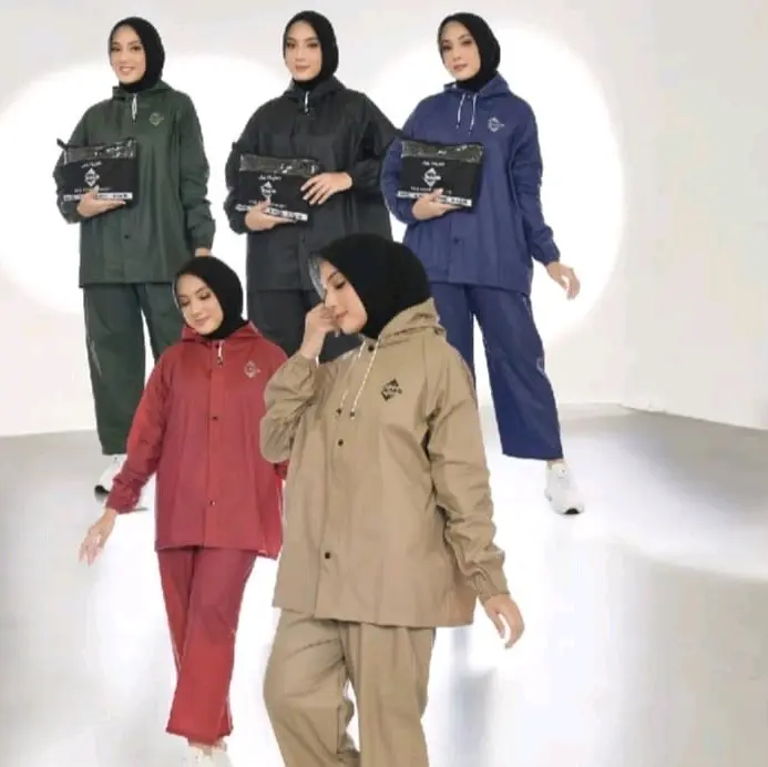 jas hujan raincoat pria wanita anti rembes anti bocor elastis terbaik 4