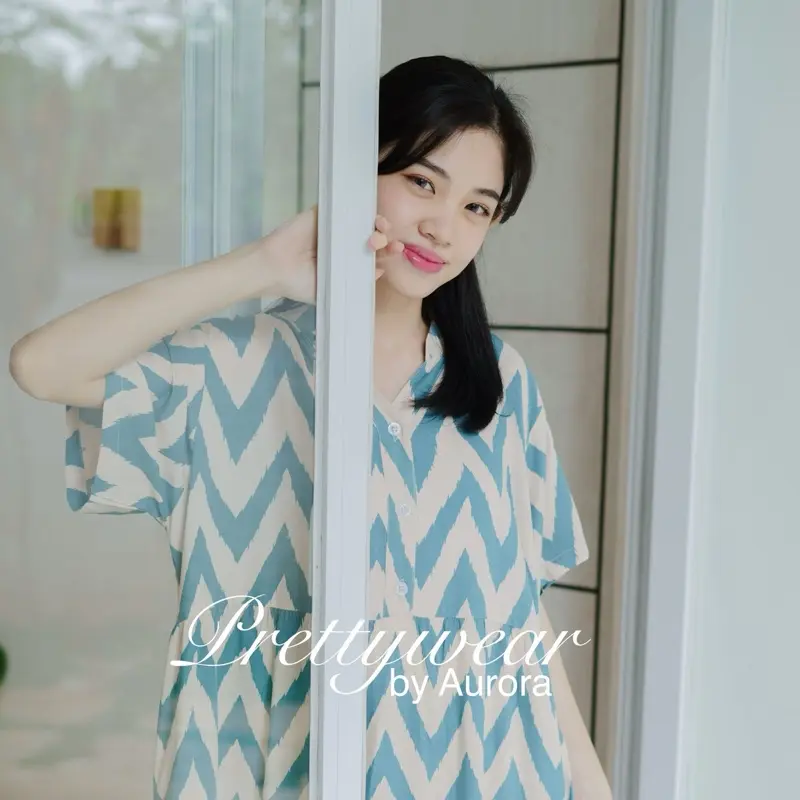 Nona Dress Part 2 Daster Busui Bumil Cantik Murah Premium Pakaian Wanita Bunga Rayon Premium Ada Saku Katun Nyaman Kancing Motif 7