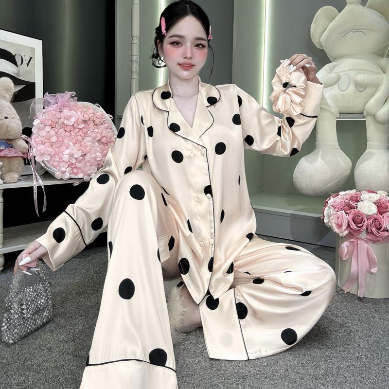 OL02- BỘ LỤA TAY DÀI CÚC BỌC 2 KHUY size 40-75kg