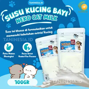 Susu Kucing Bayi Baru Lahir Kitten Dewasa Murah Neko Cat Milk Replacer Penggemuk Terbaik 100gr