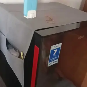 TAPLAK KULKAS DENIM AESTETIC UK 110×47 CM / TUTUP KULKAS POLOS / ALAS KULKAS COVER KULKAS