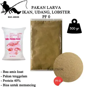 Pelet PF0 Pakan Ikan Hias Kecil Bibit Cupang Koi Guppy Kura-Kura Kolam & Akuarium (500gr)
