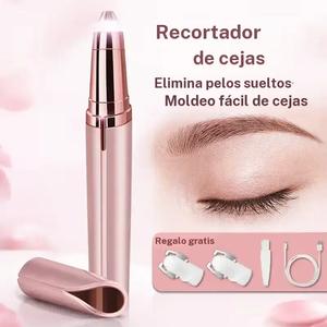 Recortador de cejas eléctrico, 1 unidad de Rasuradora automática de cejas, Herramienta portátil para dar forma a las cejas para mujeres, Rasuradora de vello facial para uso diario