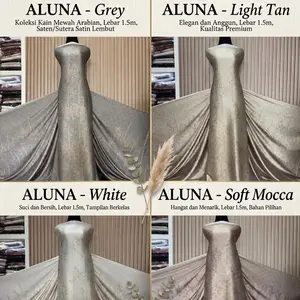 [harga 0,5 meter] ARABIAN SILK | ALUNA | KAIN SILK | MOTIF SULTAN PREMIUM | KAIN VIRAL