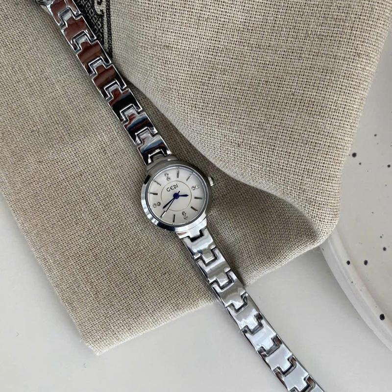 [LIVE - DH1159] Đồng Hồ Nữ Mặt Tròn, Dây kim loại Đơn Giản, Sang Chảnh - DH1159