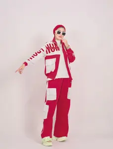 Oneset GHANIMI by Numiaa Fashion/ Setelan Linen Celana Cargo Nyaman Allsize