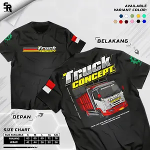 Sukses Rezeki - Truck Concept Kaos Dewasa Cotton 30s Halus Direct To Film