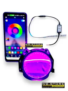 DEVIL EYE DEMON EYE RGB BLUETOOTH 210 MODE ALL WARNA DEVIL BILED DEMON BILED DEVIL EYE 360 MODUL RGB MODUL DEMON EYE MODUL RGB CONTROLLER RGB 12 VOLT